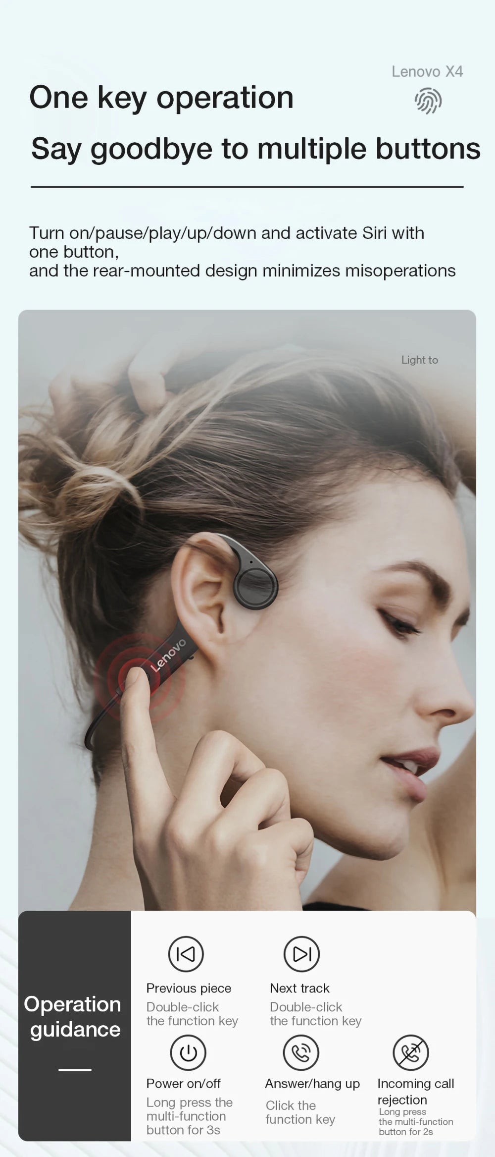 Bone Conduction Bluetooth Headphone