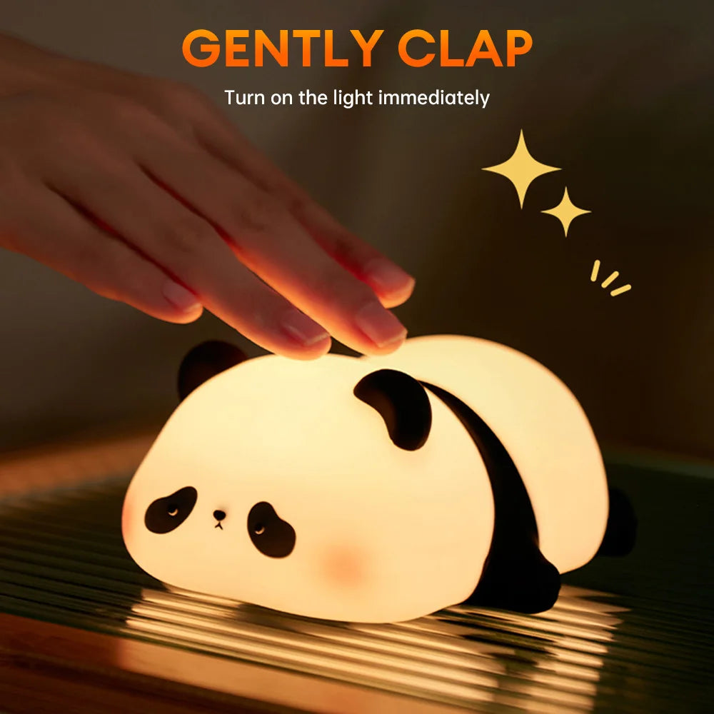 LED Night Lights Cute Panda Lamp