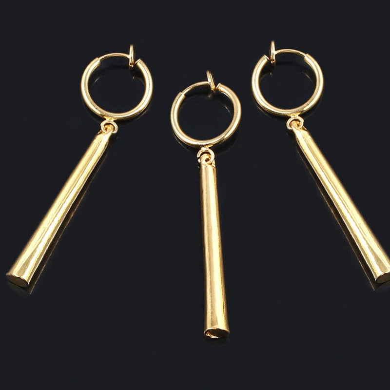 One Piece Roronoa Zoro Earrings – Gold Studs & Clips | Anime Cosplay Jewelry