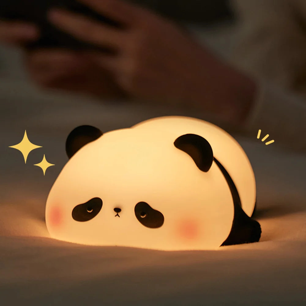 LED Night Lights Cute Panda Lamp