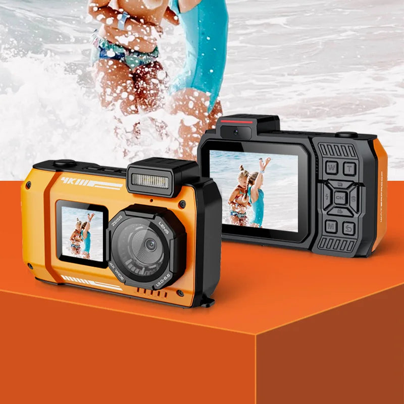 1 Waterproof camera D50 dual screen