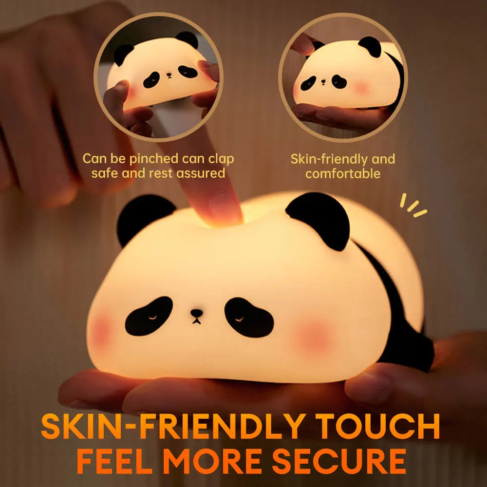 LED Night Lights Cute Panda Lamp