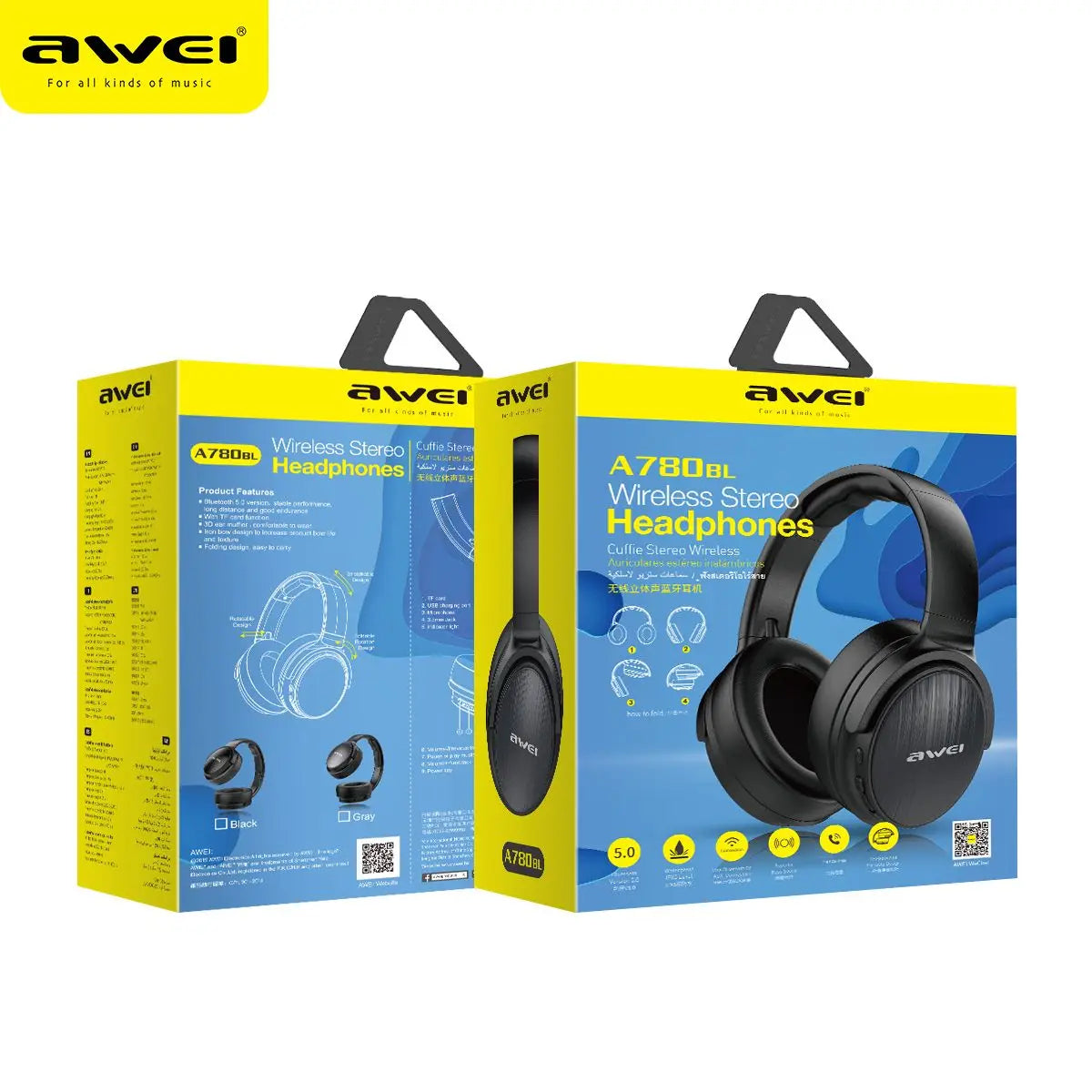 ANC Noise Canceling Wireless Bluetooth Headphones