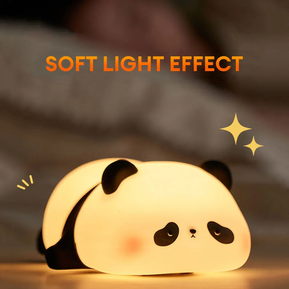 LED Night Lights Cute Panda Lamp