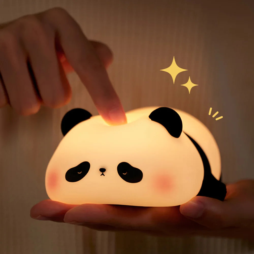 LED Night Lights Cute Panda Lamp