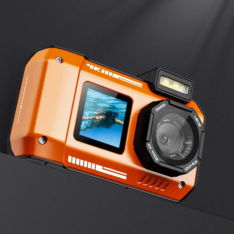 1 Waterproof camera D50 dual screen