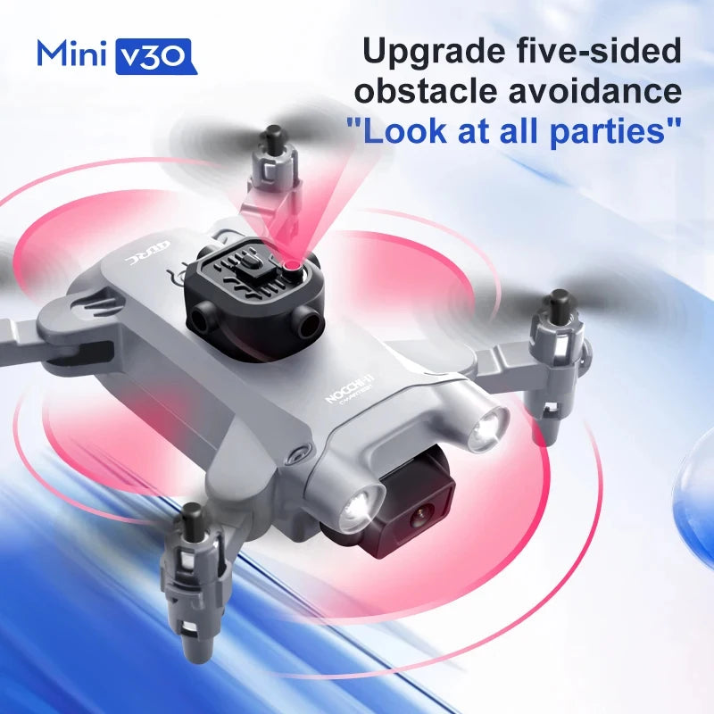 XIAOMI 4DRC V30 Mini Drone with HD 1080P/4K Camera | Five-Sided Obstacle Avoidance | Foldable FPV RC Drone for Professionals & Beginners