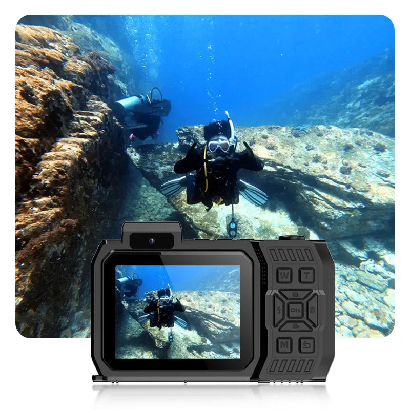 1 Waterproof camera D50 dual screen