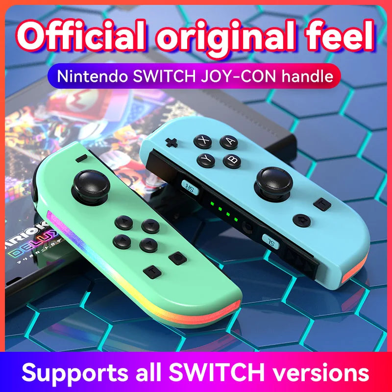 STORM WYRM Bluetooth Joystick for Switch NS Game Left and Right Wireless RGB With Light Small Handle JOY-02